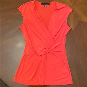 Pink work blouse. Size XS. Ellen Tracy brand